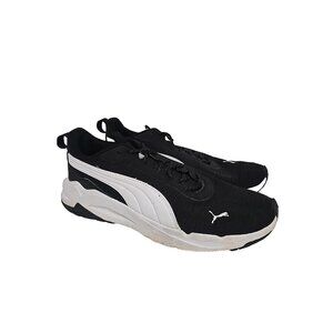 PUMA Men's ZIp C 397087-01 Athletic Running Shoe Black White Size 12M